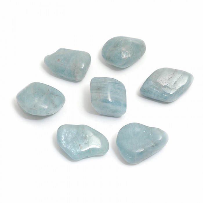 Ακουαμαρίνα - Aquamarine 2-3cm Βότσαλα - Πέτρες (Tumblestones)